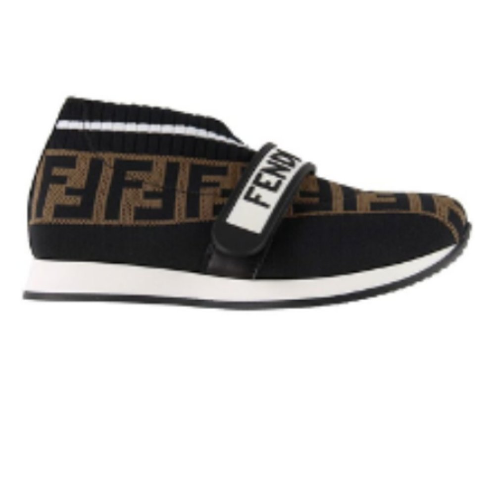 Fendi Kids Shoe with Black Logo